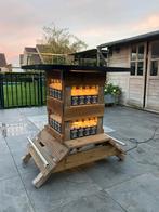 Zelfbouw Sta tafel “Jack Daniels”., Huis en Inrichting, Tafels | Statafels, Ophalen, Zo goed als nieuw