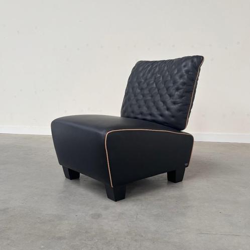 De Sede fauteuil jaren 70 80 90 design vintage leer, Huis en Inrichting, Fauteuils, Gebruikt, Hout, Leer, 50 tot 75 cm, 75 tot 100 cm