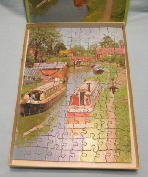 Vintage houten puzzel Victory Engels landschap 125 stukjes, Antiek en Kunst, Curiosa en Brocante, Ophalen of Verzenden