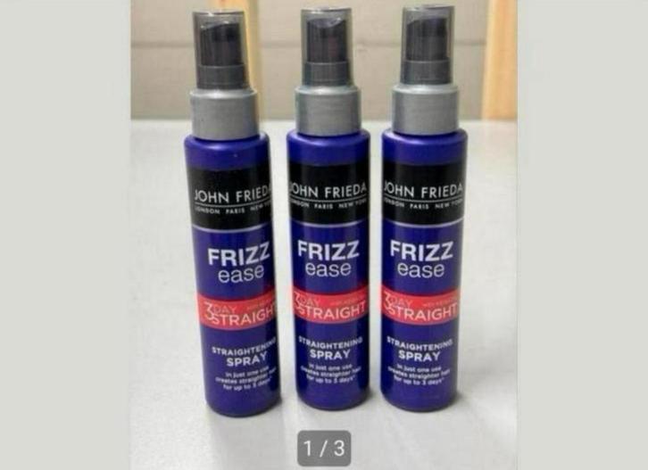 3x John Frieda Frizz Ease 3Day Straight Straightening spray, Sieraden, Tassen en Uiterlijk, Uiterlijk | Haarverzorging, Nieuw