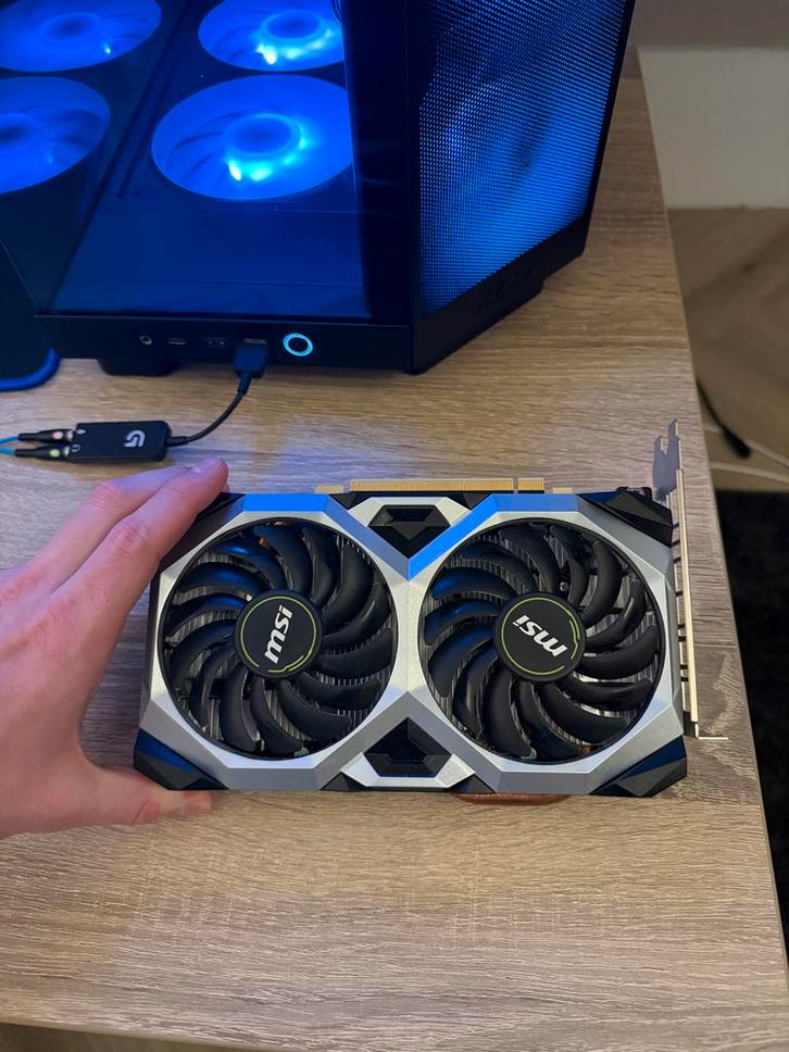 MSI Geforce RTX 2060 videokaart, Computers en Software, Videokaarten, Gebruikt, Nvidia, PCI-Express 3.0, GDDR6, HDMI, Ophalen