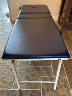 Inklapbare massagetafel met opening voor gezichtsrust, Ophalen, Gebruikt, Blauw, Kunststof