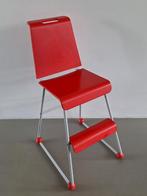 vintage Ikea design Gasell kinderstoel van Niels Gammelgaard, Huis en Inrichting, Stoelen, Ophalen, Eén, Metaal, Rood