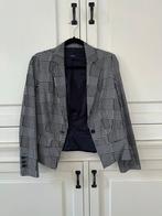 Purdey Colbert/Blazer / Travelstof - Mt 42 - Blauw-Wit Ruit, Blauw, Maat 42/44 (L), Ophalen of Verzenden, Zo goed als nieuw