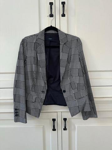Purdey Colbert/Blazer / Travelstof - Mt 42 - Blauw-Wit Ruit beschikbaar voor biedingen
