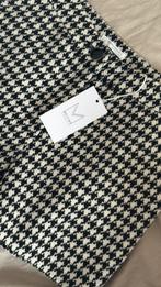 Nieuwe wintershort – zwart/wit pied-de-poule, Huis en Inrichting, Ophalen of Verzenden, Zo goed als nieuw, Zwart, Rechthoekig