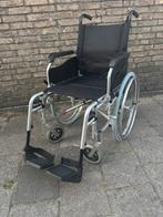 alumiun rolstoel met afneembare voetsteunen en nieuwe banden, Diversen, Rolstoelen, Ophalen, Inklapbaar, Gebruikt, Handbewogen rolstoel