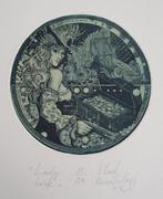 Exlibris / Ex libris Vl. Kvartalny, Lady Luck, Antiek en Kunst, Kunst | Etsen en Gravures, Verzenden