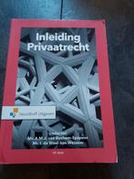 Inleiding Privaatrecht - 14e druk, Gelezen, HBO, Ophalen of Verzenden, Alpha