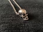 Skull- schedel hanger, Ophalen of Verzenden, Nieuw, Zilver, Overige materialen