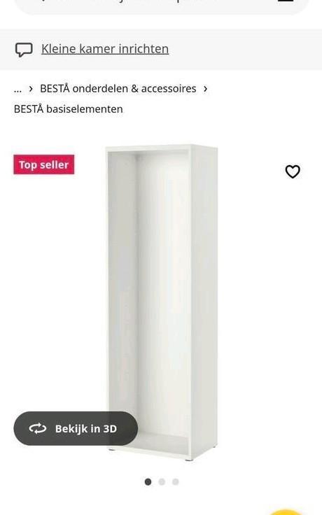2x Ikea besta kast basiselement 192cm x 60cm en 120 cm, Huis en Inrichting, Kasten | Wandmeubels, Zo goed als nieuw, 150 tot 200 cm