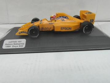 Lotus 101  Satoru Nakajima  1989 Onyx 032  1:43 beschikbaar voor biedingen