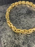 14k gouden armband koningsschakel dik schakel, Ophalen of Verzenden