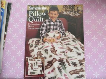 patroon/Pillow in a Quilt/Patchwork/quilts/fleece beschikbaar voor biedingen