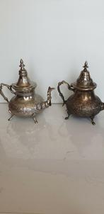 2320)Antiek handgemaakt Marokkaanse 2 theepotten, Antiek en Kunst, Ophalen of Verzenden