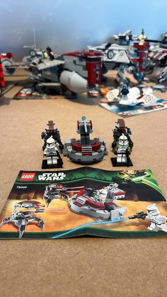 Lego 75000 Star Wars Clone Troopers vs Droideka’s (2x), Kinderen en Baby's, Speelgoed | Duplo en Lego, Zo goed als nieuw, Ophalen of Verzenden