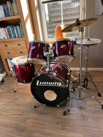 Ludwig Drumstel - Remo Pinstripe Vellen - Zo Goed Als Nieuw! beschikbaar voor biedingen