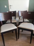 Nog een set van 2stuks Vintage eetkamerstoelen, Ophalen, Gebruikt, Bruin, Vintage
