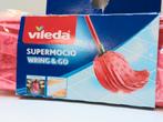 🌱 Vileda SuperMocio Wring & Go Mop, Nieuw!, Ophalen of Verzenden, Mop of Dweil