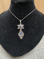 Hanger zilver met lapis lazuli, Ophalen of Verzenden, Zilver