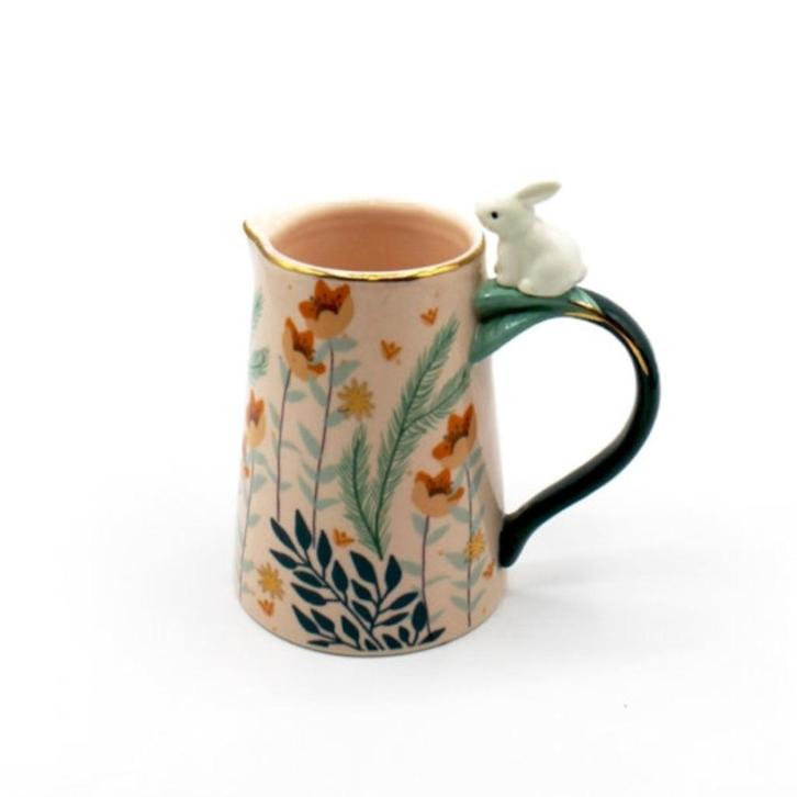 NIEUW Secret Garden Rabbit Jug (kannetje), Huis en Inrichting, Keuken | Servies, Nieuw, Overige typen, Overige stijlen, Porselein