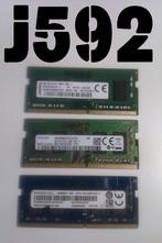 3 stuks 4GB RAM geheugen DDR4, Computers en Software, RAM geheugen, Gebruikt, DDR4, Ophalen of Verzenden, Laptop