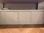 IKEA kast kallax 4x1 met Deurtjes, Ophalen, Kunststof, 150 tot 200 cm, Zo goed als nieuw