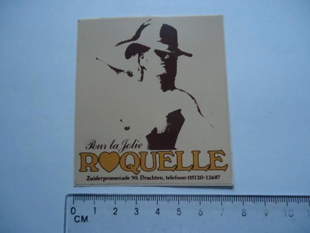 sticker oud Drachten fries friesland pinup pin op retro, Verzamelen, Stickers, Zo goed als nieuw, Bedrijf of Vereniging, Verzenden