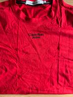 Calvin Klein Jeans T-shirt - Maat L - Rood, Ophalen of Verzenden, Zo goed als nieuw, Rood