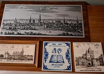 Mooie oude Tegels stadsgezichten van campen en soeft beschikbaar voor biedingen