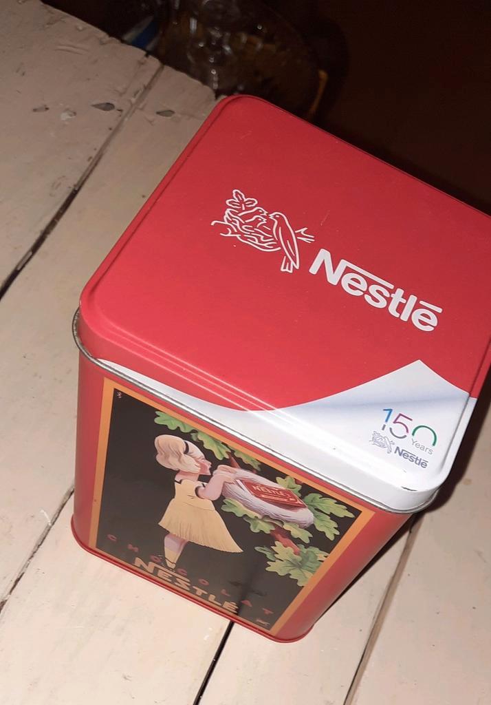 Nestlé 150 jarig jubileum blik., Verzamelen, Blikken, Overige, Ophalen of Verzenden