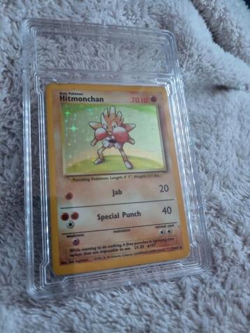 Hitmonchan Base Set Unlimited - Foil - Zeldzaam! beschikbaar voor biedingen