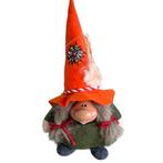 Grappig kerst kabouter vrouwtje met lange puntmuts 2101, Diversen, Kerst, Gebruikt, -, -, Ophalen of Verzenden