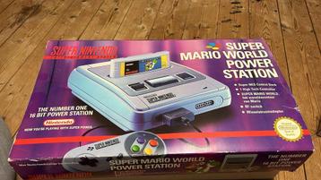 Sleeved Super Mario World Power Station - Spelcomputer  beschikbaar voor biedingen