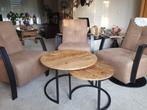 salontafel, Ophalen, 100 tot 150 cm, Rond, 50 tot 100 cm