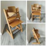 Stokke Tripp Trapp naturel met babyset evt. newbornset, Ophalen of Verzenden, Zo goed als nieuw, Stokke Tripp Trapp, Stoelverkleiner