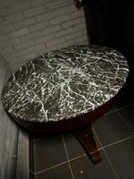 Antieke salontafel met marmerblad, Antiek, Gebruikt, 100 tot 150 cm, 150 tot 200 cm