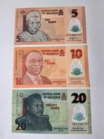 3 biljetten Nigeria unc kk f.19.9, Ophalen of Verzenden, Nigeria