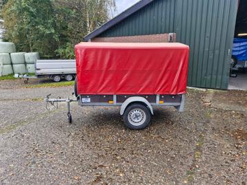 Saris aanhangwagen met huif  beschikbaar voor biedingen
