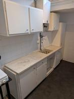 Vintage jaren 50 Piet Zwart keuken met Granito aanrechtblad, Ophalen, Gebruikt, 200 cm of meer, Minder dan 100 cm