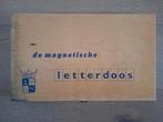 Vintage Magnetische Letterdoos INCOMPLEET, Ophalen
