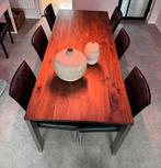 Eettafel plantagie, Huis en Inrichting, Ophalen, 200 cm of meer, 50 tot 100 cm, Zo goed als nieuw