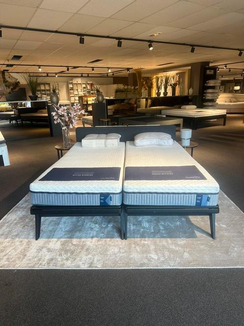 Auping Original bed 2x 90/210 + hoofdbord & Evolve matrassen, Huis en Inrichting, Slaapkamer | Bedden, Zo goed als nieuw, Ophalen of Verzenden