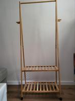 Garderobe kledingstandaard, Huis en Inrichting, Ophalen, Zo goed als nieuw, Hout, Wandkapstok
