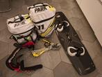 Complete kite-set Naish Park 7 & 11m2 2014 + F-one twintip, Watersport en Boten, Kitesurfen, Ophalen, Gebruikt, Kitesurf-set, Twintip