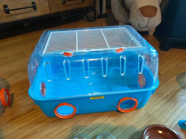 Hamsterkooi, Dieren en Toebehoren, Knaagdieren en Konijnen | Hokken en Kooien, Gebruikt, Kooi, Hamster, Ophalen