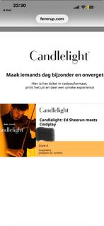 2 kaartjes voor Candlelight: Ed Sheeran meets Coldplay, Twee personen
