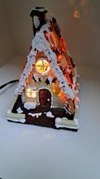Lieve kersthuisjes kersttafereel kerst met verlichting, Diversen, Kerst, Ophalen of Verzenden, Zo goed als nieuw