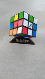 Rubik's Cube 3x3, classic, met standaard, Hobby en Vrije tijd, Denksport en Puzzels, Ophalen of Verzenden, Zo goed als nieuw