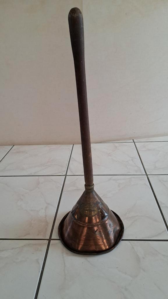 Vintage Koperen wasgoed stamper/zuiger, Antiek en Kunst, Antiek | Gereedschap en Instrumenten, Ophalen